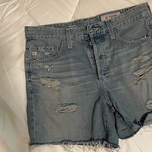 AG Alex Distressed Denim Shorts-NWOT